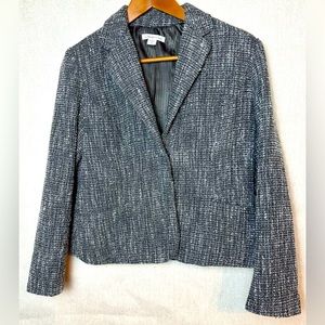 Coldwater Creek Shimmery Tweed Blazer Size P6